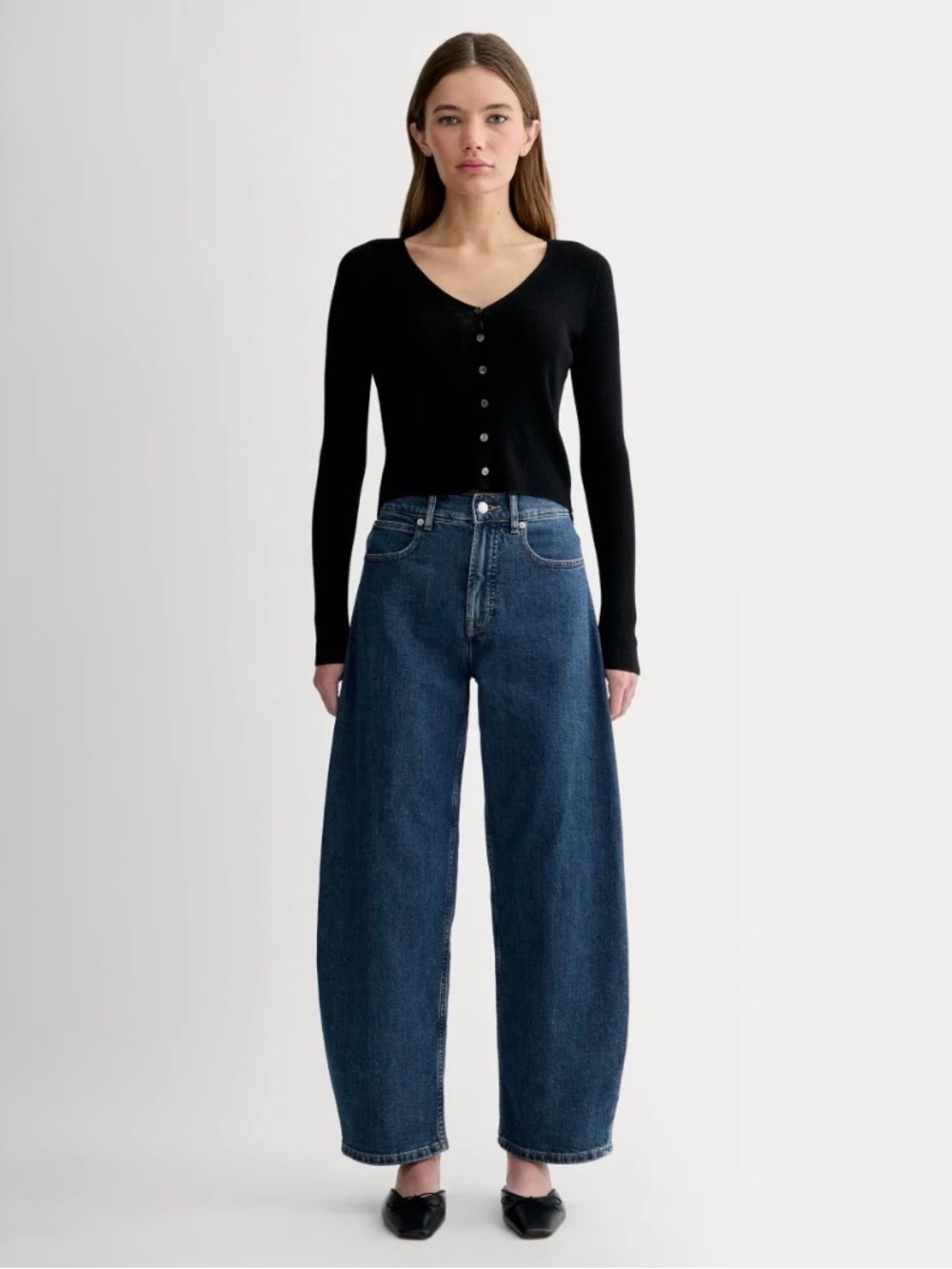 Everlane Way High Curve Jean Ocean